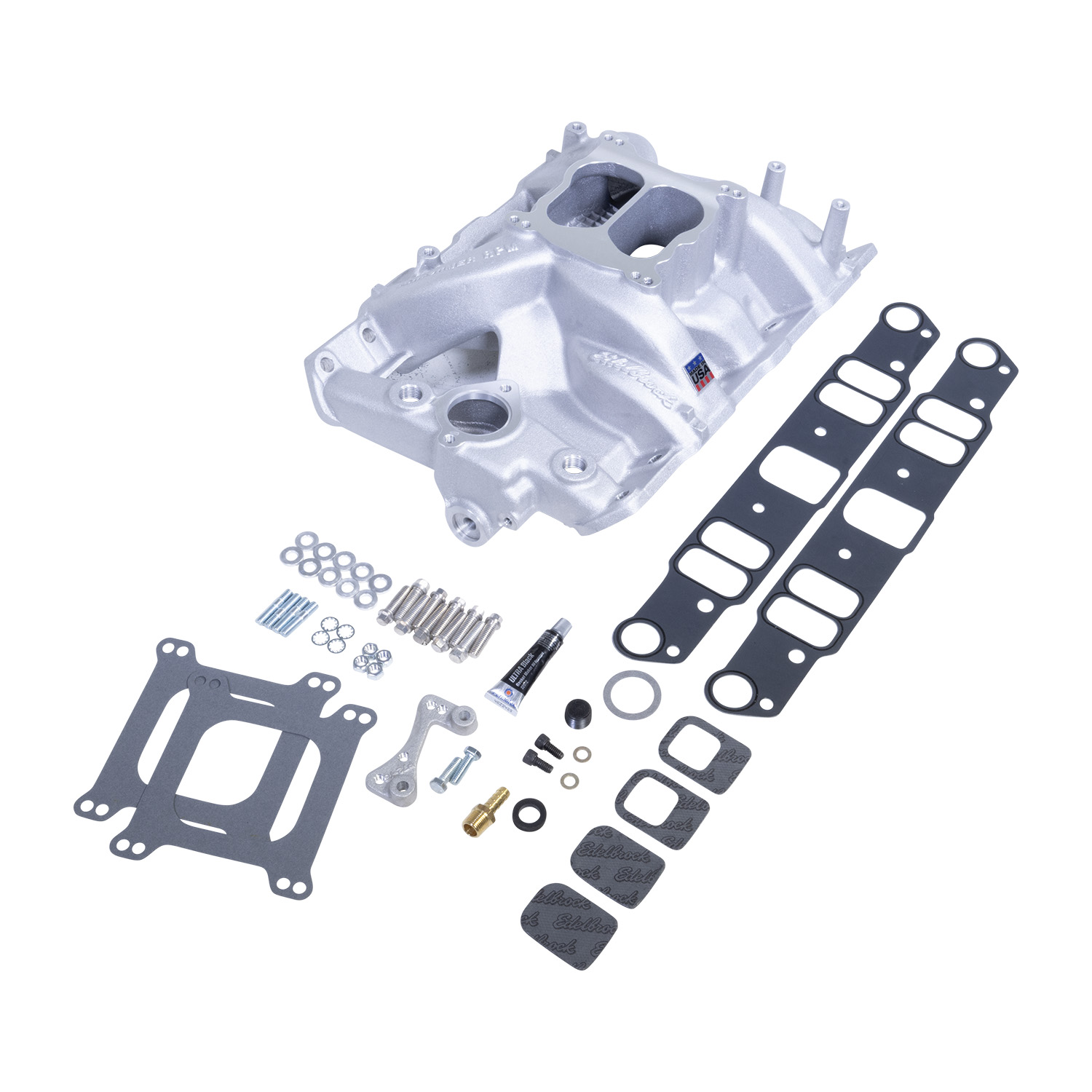 Edelbrock 7156-KIT Performer RPM Manifold Installation Kit For Pontiac